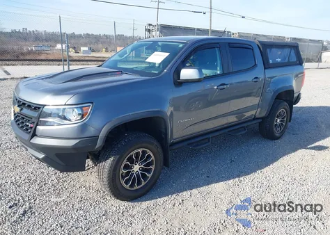 2018 Chevrolet Colorado Zr2 из США, поврежденный, VIN 1GCPTEE15J1309978